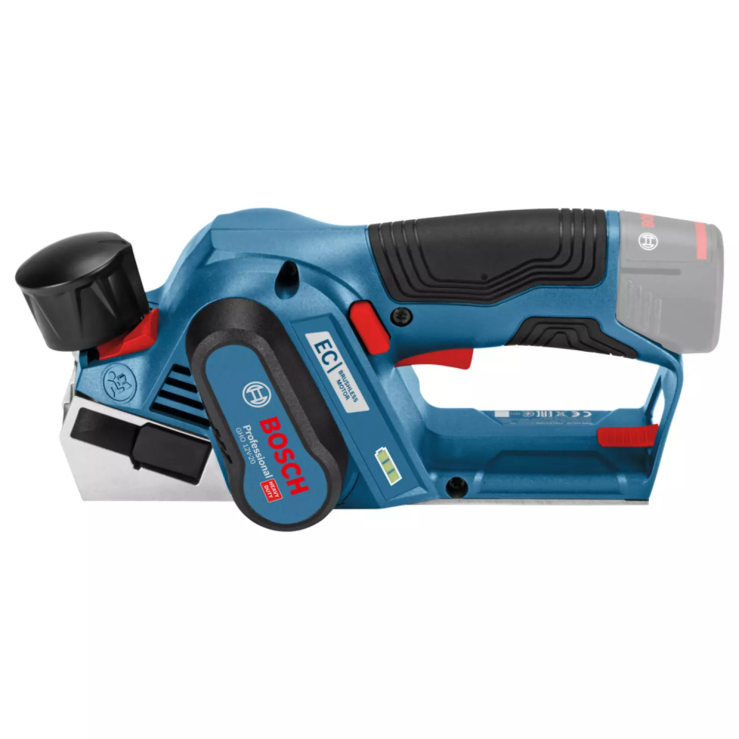 Bosch GHO 12V-20 12V Li-ion accu schaafmachine body - koolborstelloos-image