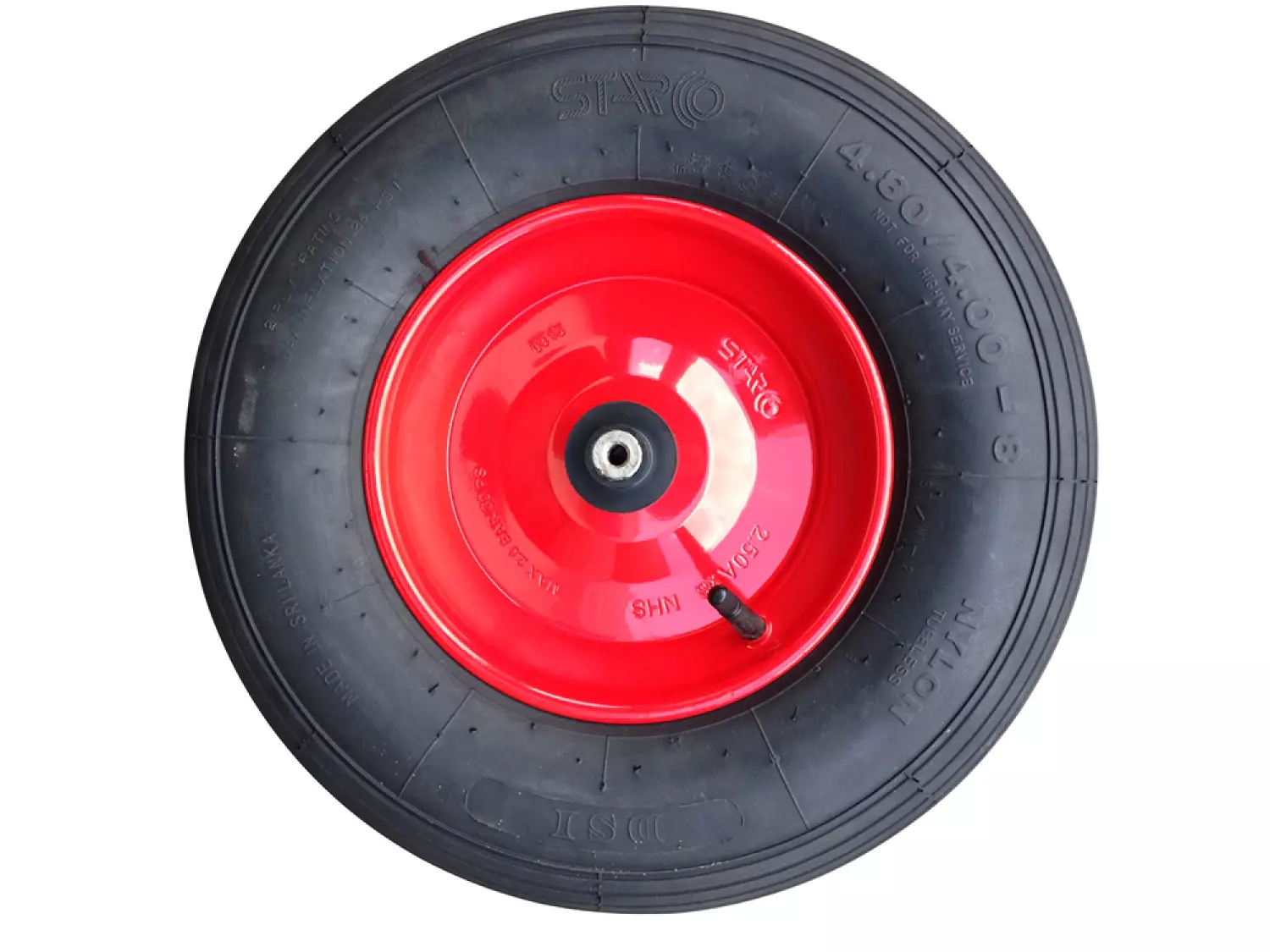 Fort 80043 Wiel staal rood - 20mm-image