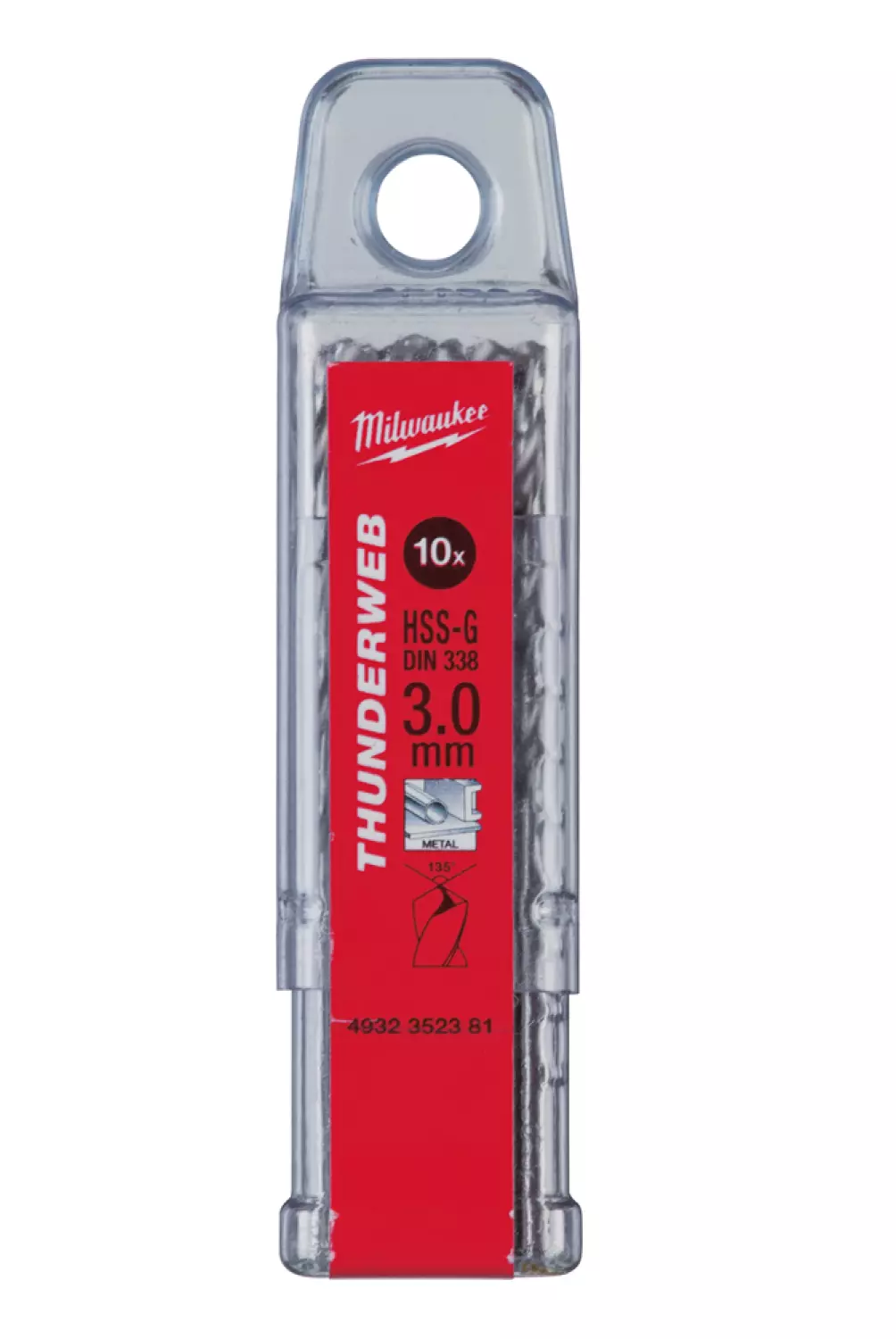 Milwaukee 4932352385 Thunderweb HSS-G Metaalboor - 4,2 x 43 x 75mm (10st)-image