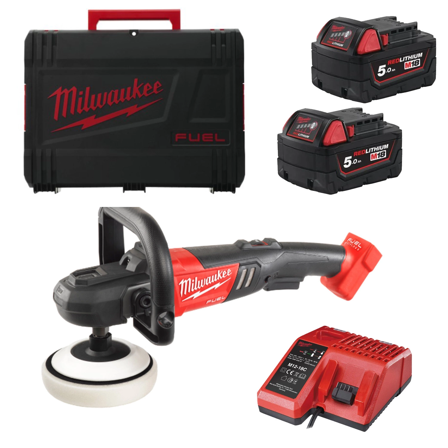 Milwaukee M18 FAP180-502X Polisseuse - 18V-image