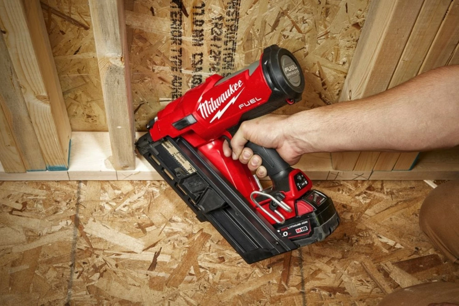Milwaukee M18 FFN-0C 18V Li-Ion accu tacker in koffer - 2,9-3,32mm - 50-90mm-image