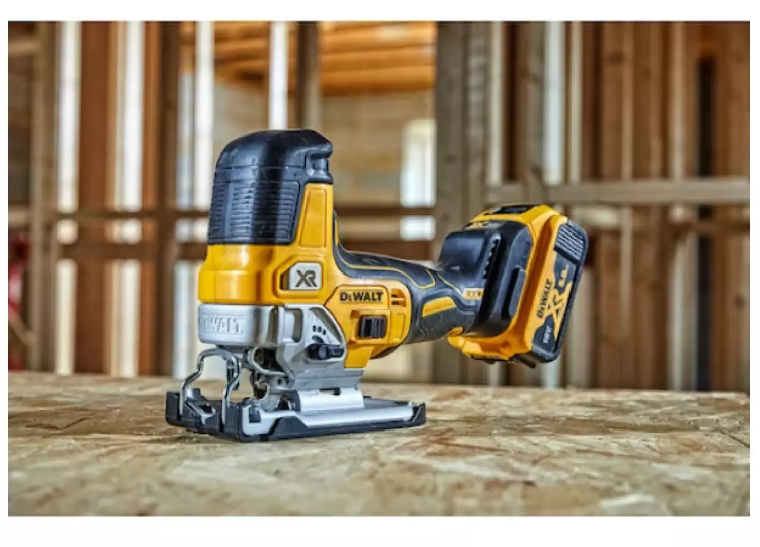 DeWALT DCS335P2 - Scie sauteuse sans fil Li-Ion 18V XR (2x 5.0Ah) dans TSTAK - Poignée T - variable - sans balais-image