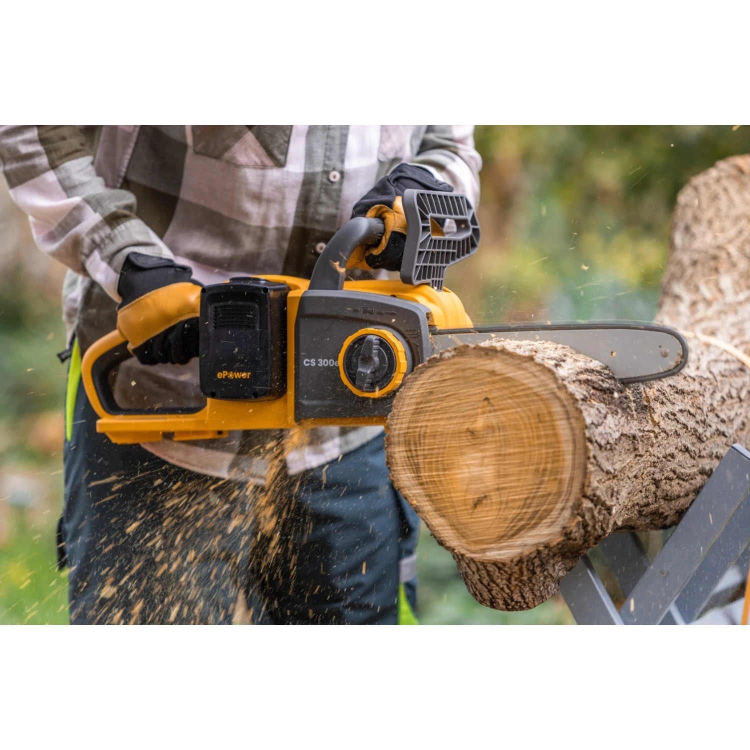 Stiga CS 300e Kit Tronçonneuse sans fil (2x 4,0Ah batterie) - 20V-image