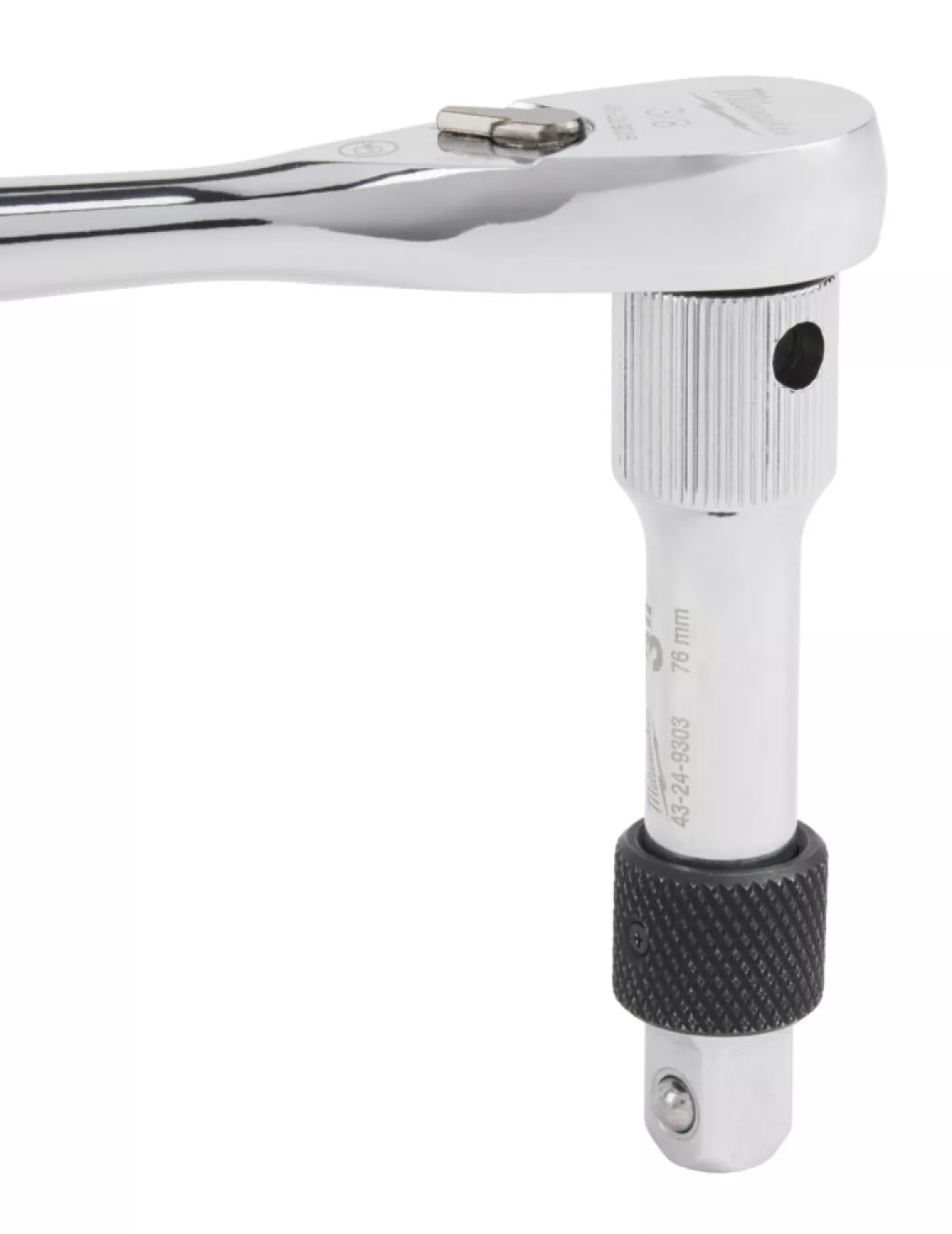 Milwaukee 4932480933 Douille à embout - extension 3/8 » verrouillable - 76mm-image