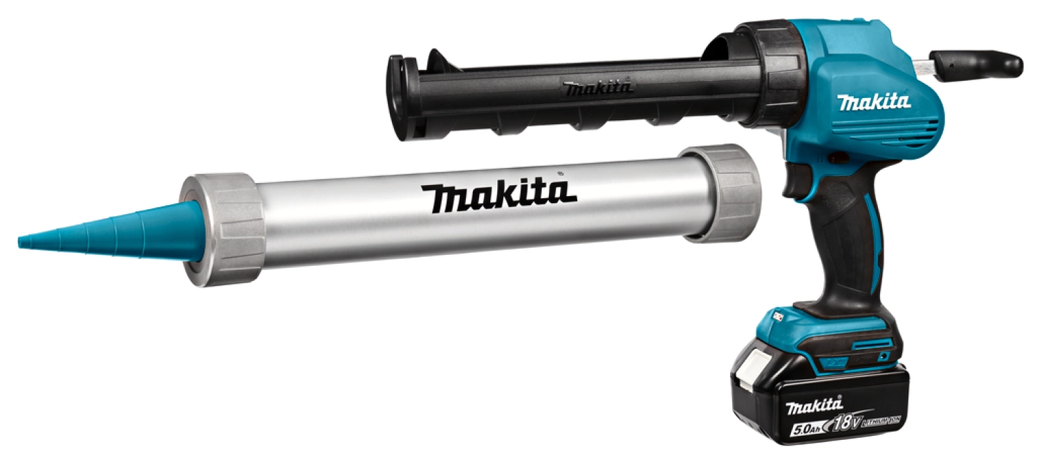 Makita DCG180RTX Pistolet à colle sans-fil - 18V Li-ion - Batterie (1x 5,0 Ah) - Coffret & support cartouche inclus-image