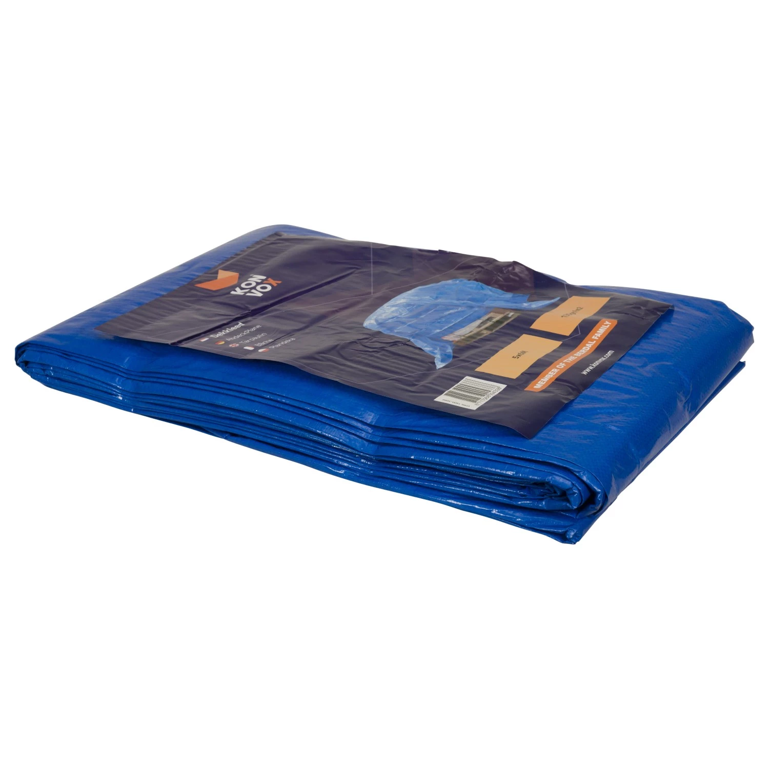Konvox VPML1400-3088 Dekkleed - 130gr - Blauw - 5x6m-image