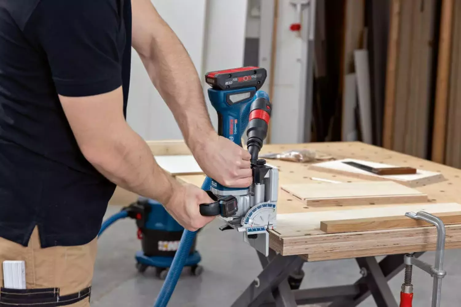 Bosch GFF 18V-22 18V accu Lamellenfrees body-image