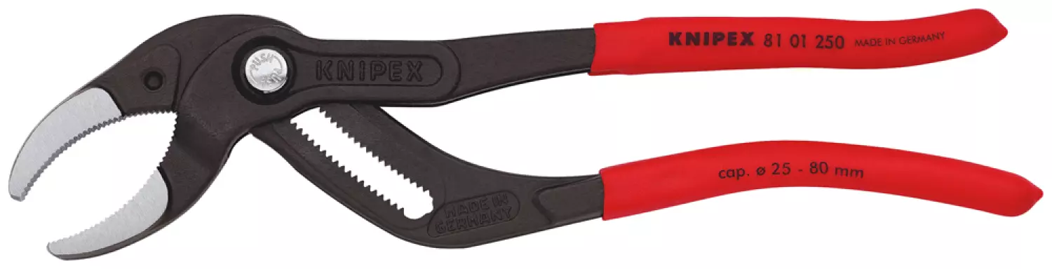 Knipex 81 01 250 Sifon- en connectorentang met anti-slip - 250mm-image