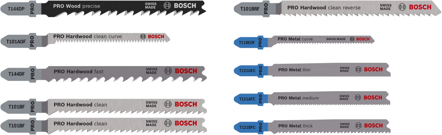 Bosch 2607011943 PRO 10-delige Hout en Metaal zaagbladenset in Robustline cassette - 100mm-image