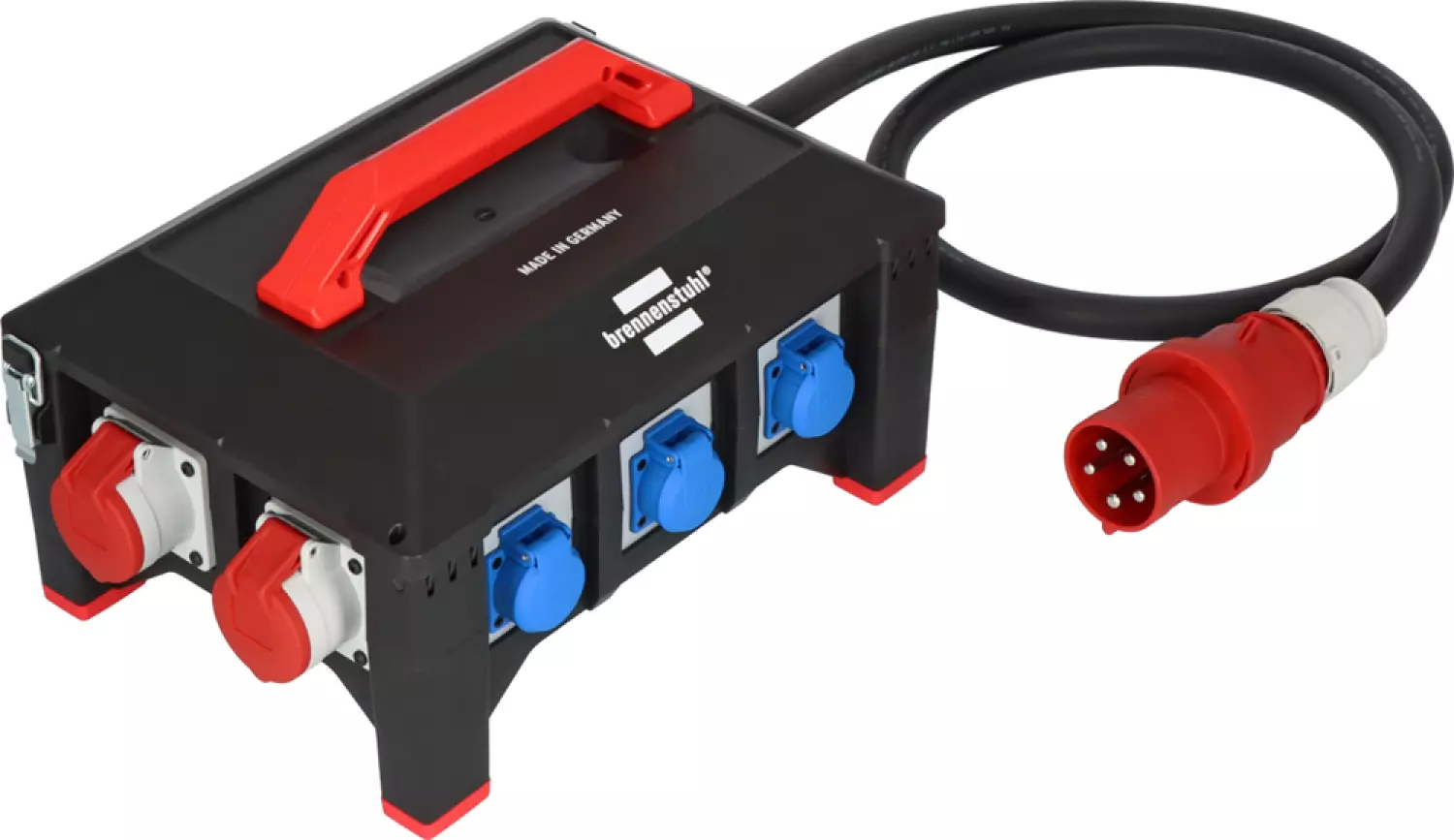 Brennenstuhl Professional BSV 5-63A rubber stroomverdeler - H07RN-F 5G16,0 1xCEE32A+2x16A, 6x230V - 2m-image