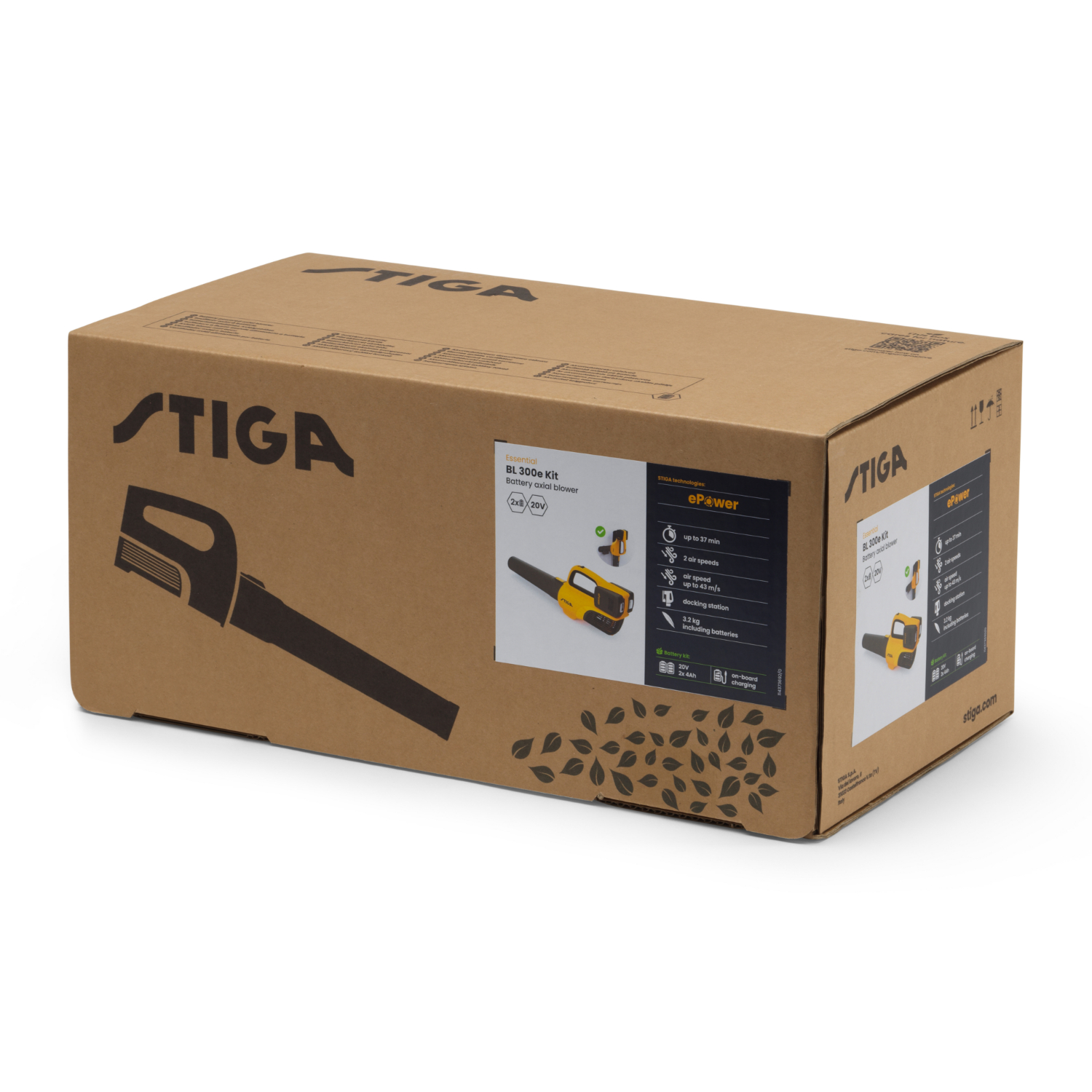 Stiga BL 300e Kit Accu souffleur de feuilles (2x 4,0Ah batterie) - 20V-image