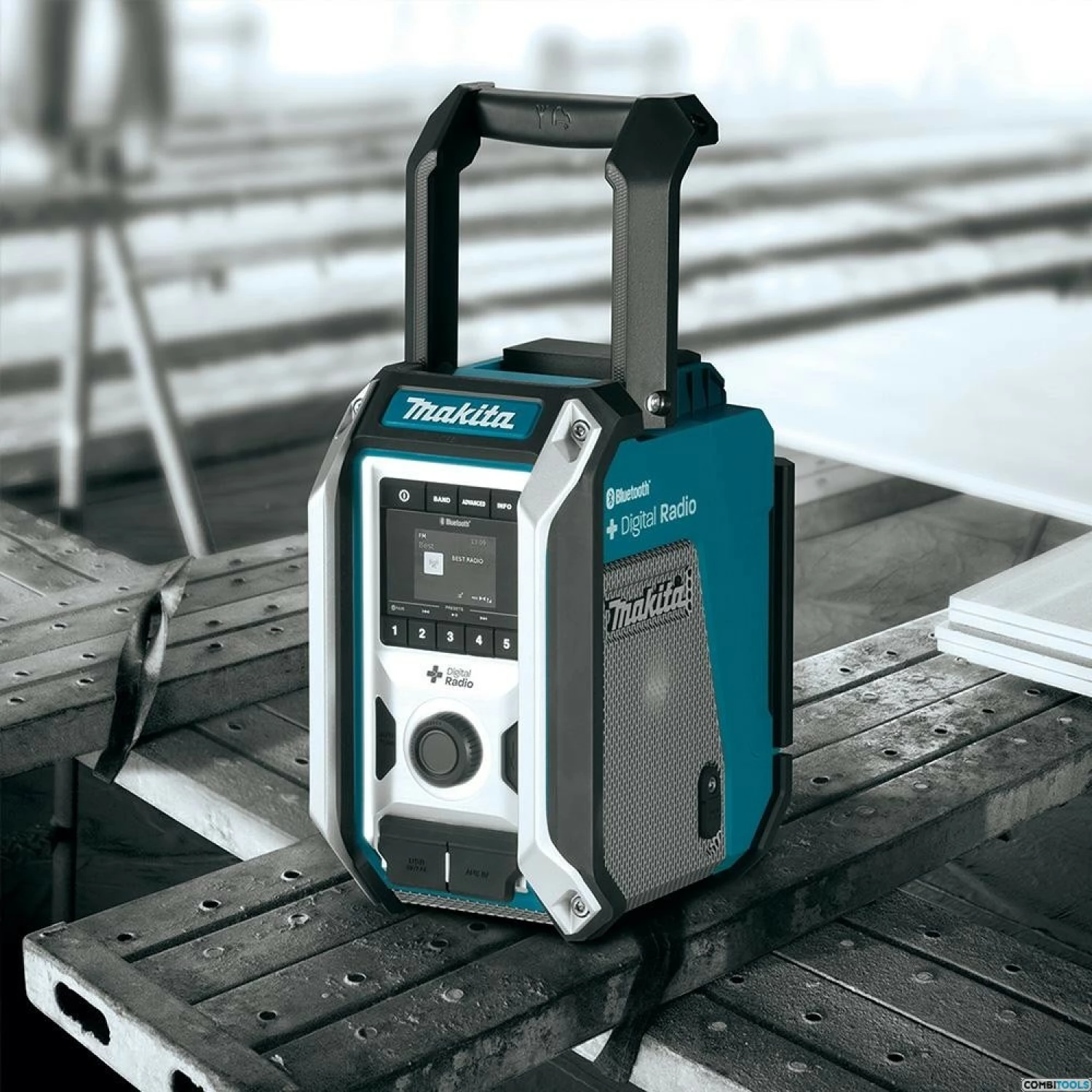 Makita DMR115 10,8-18 V Li-Ion batterie radio de chantier - DAB+ - Bluetooth-image