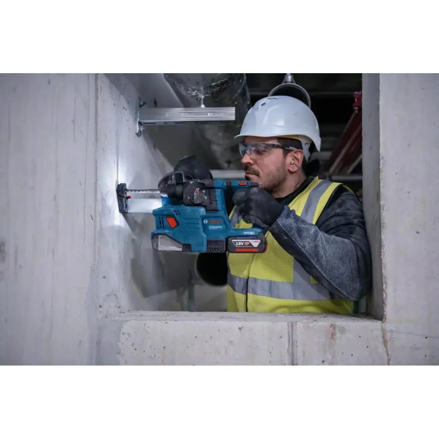 Bosch GBH 18V-22 18V accu boorhamer body in L-Boxx-image