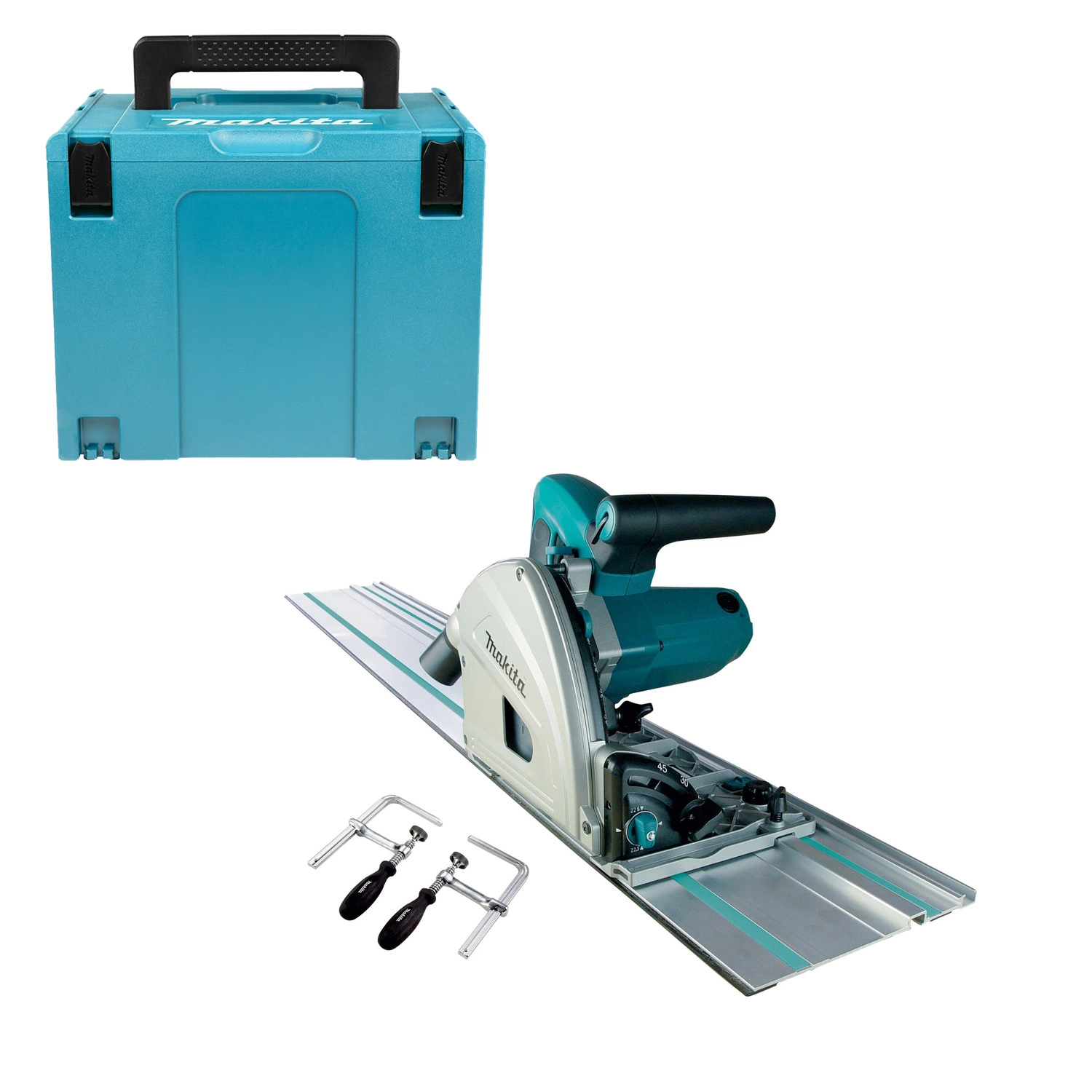 Makita SP6000JSP1 Invalzaag incl. geleiderail en klemmen in Mbox - 1300W - 165mm-image