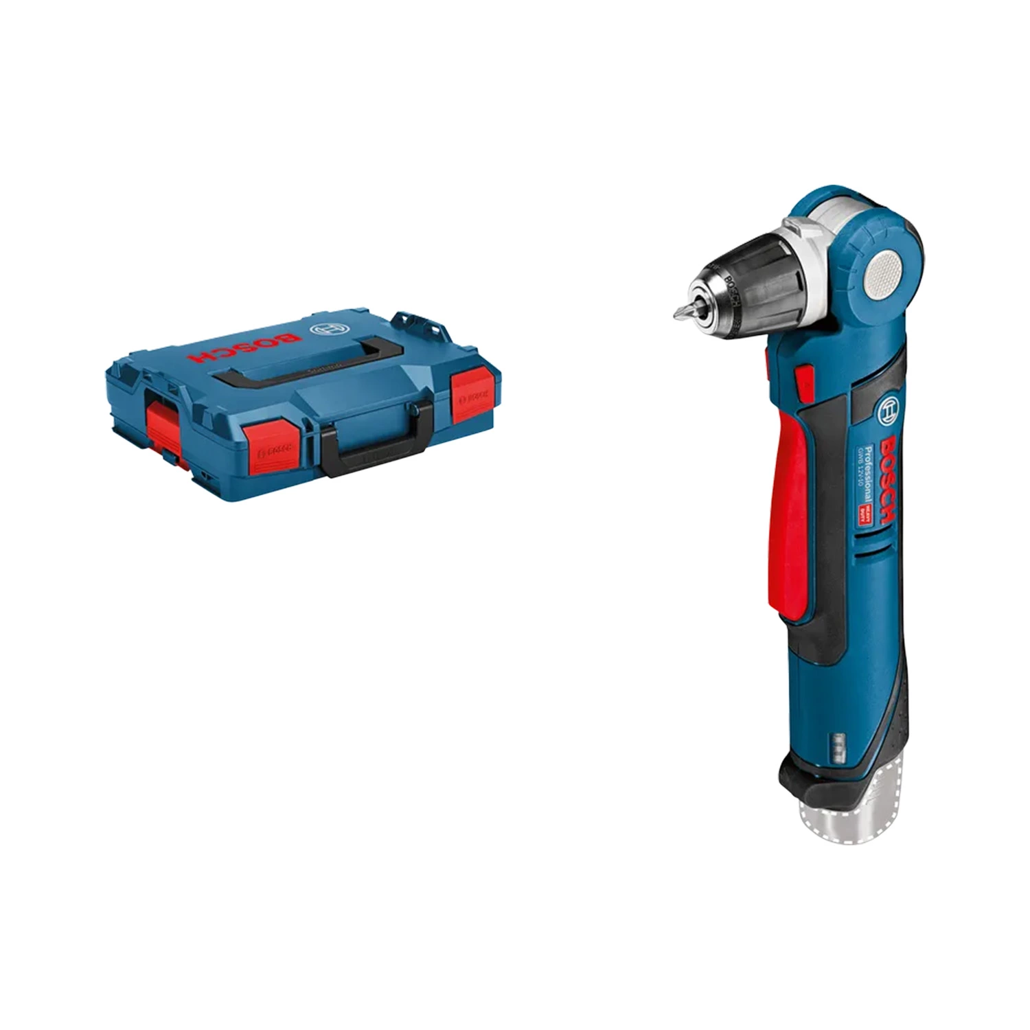 Bosch 0601390909 - Perceuse angulaire sans fil GWB 12V-10 C&G (machine seule)-image