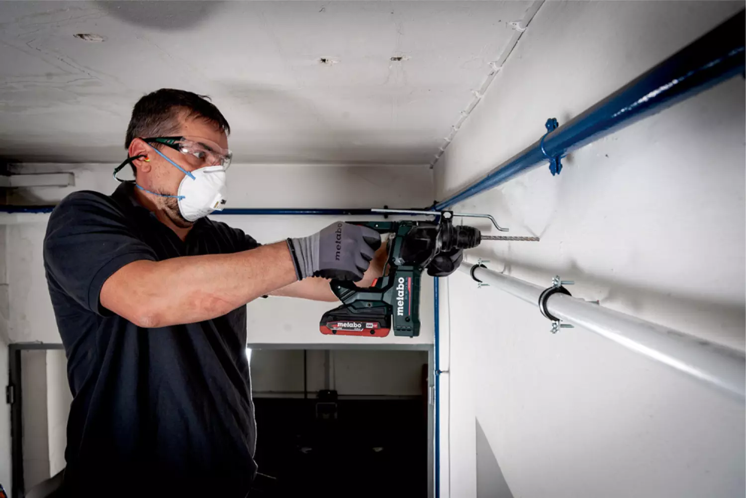 Metabo BH 18 LTX BL 16 18V Li-ion accu SDS-plus boorhamer body in metaBOX - 1.3J-image