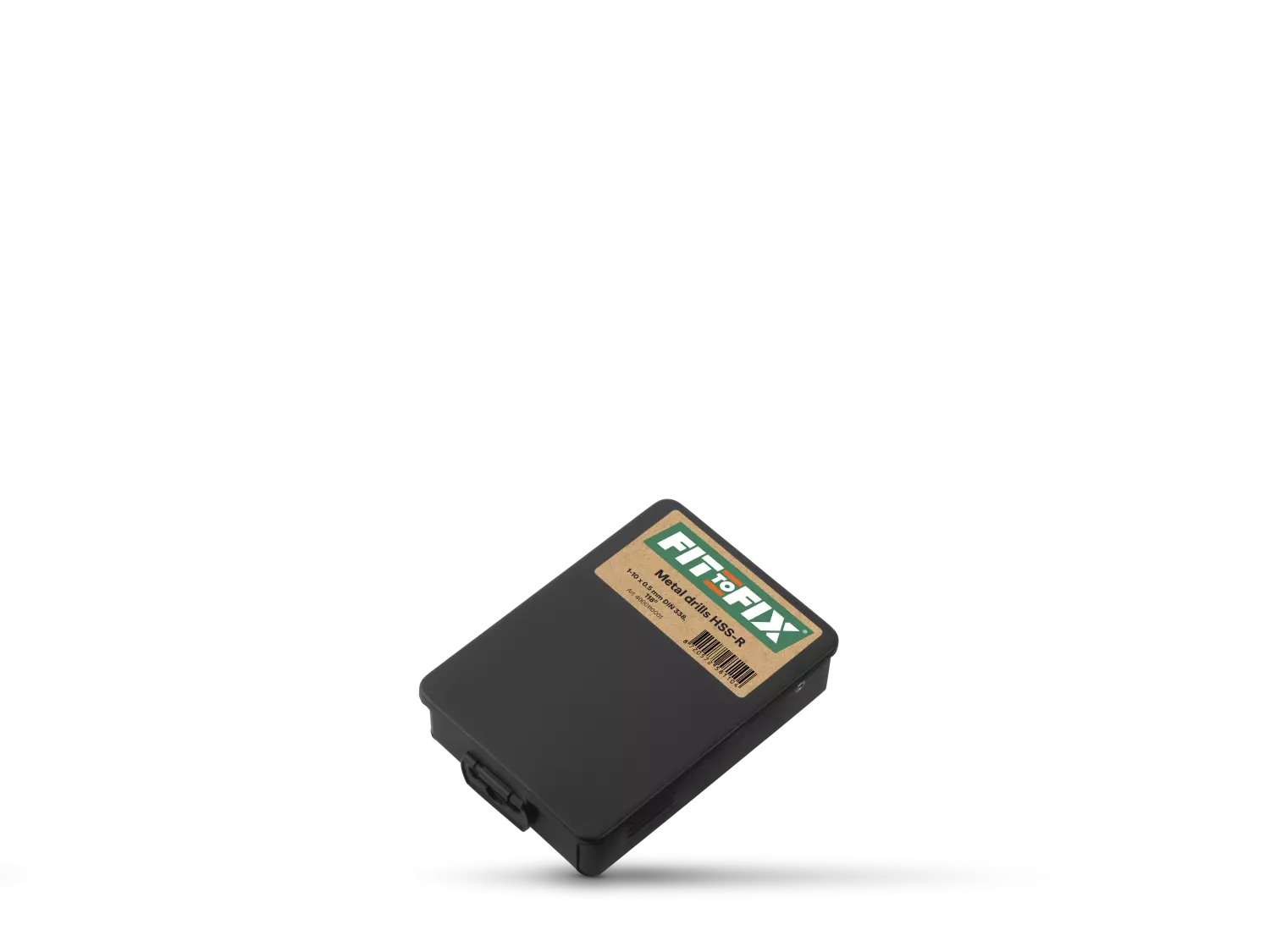 Fit-to-Fix 4000110001 19-delige Uni Metaalborenset DIN338 in cassette - HSS-R - 1-10mmx0.5cm-image