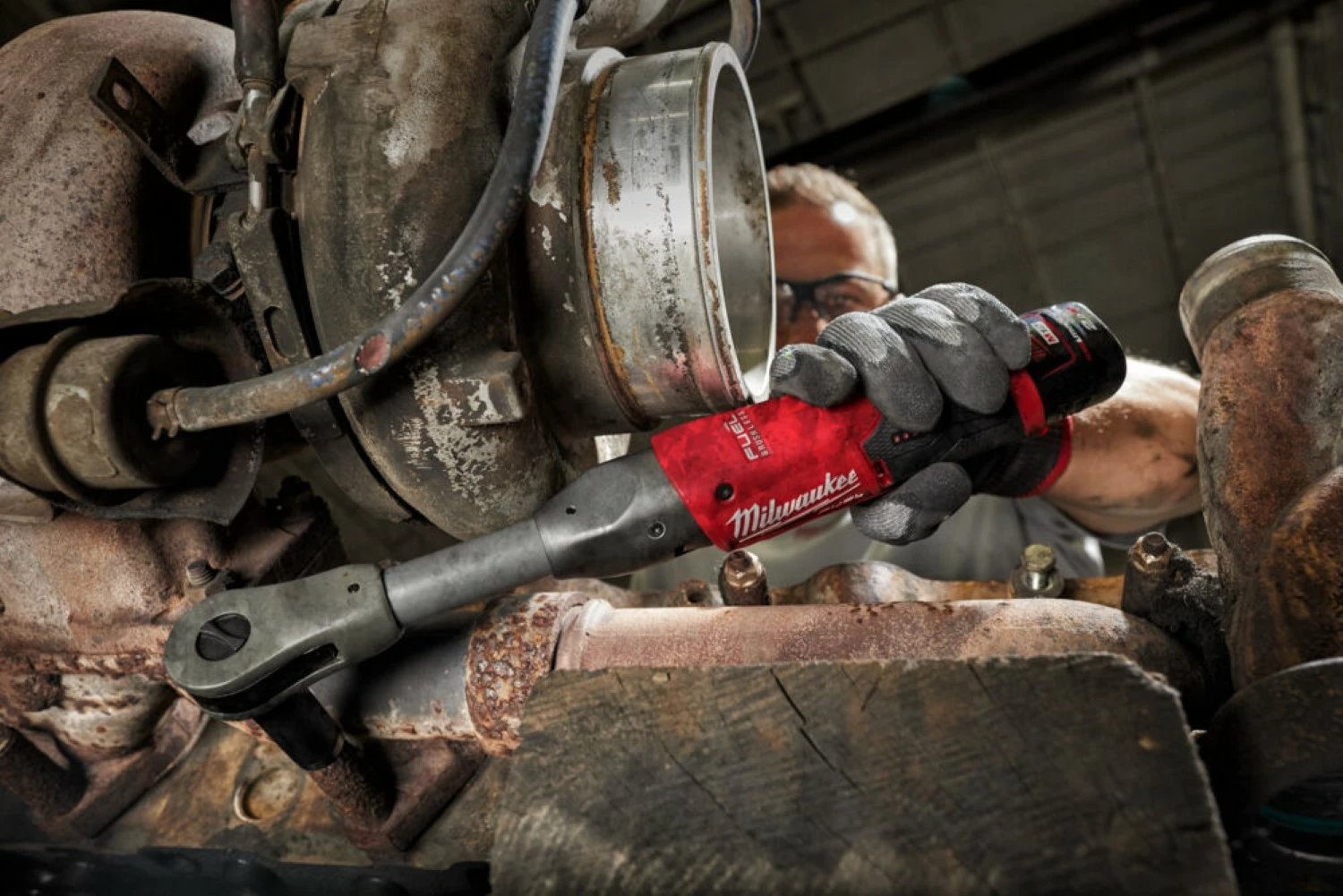 Milwaukee M12 FIR38LR-0 clé à cliquet sans-fil - Li-Ion 12V - 3/8 - Machine seule-image