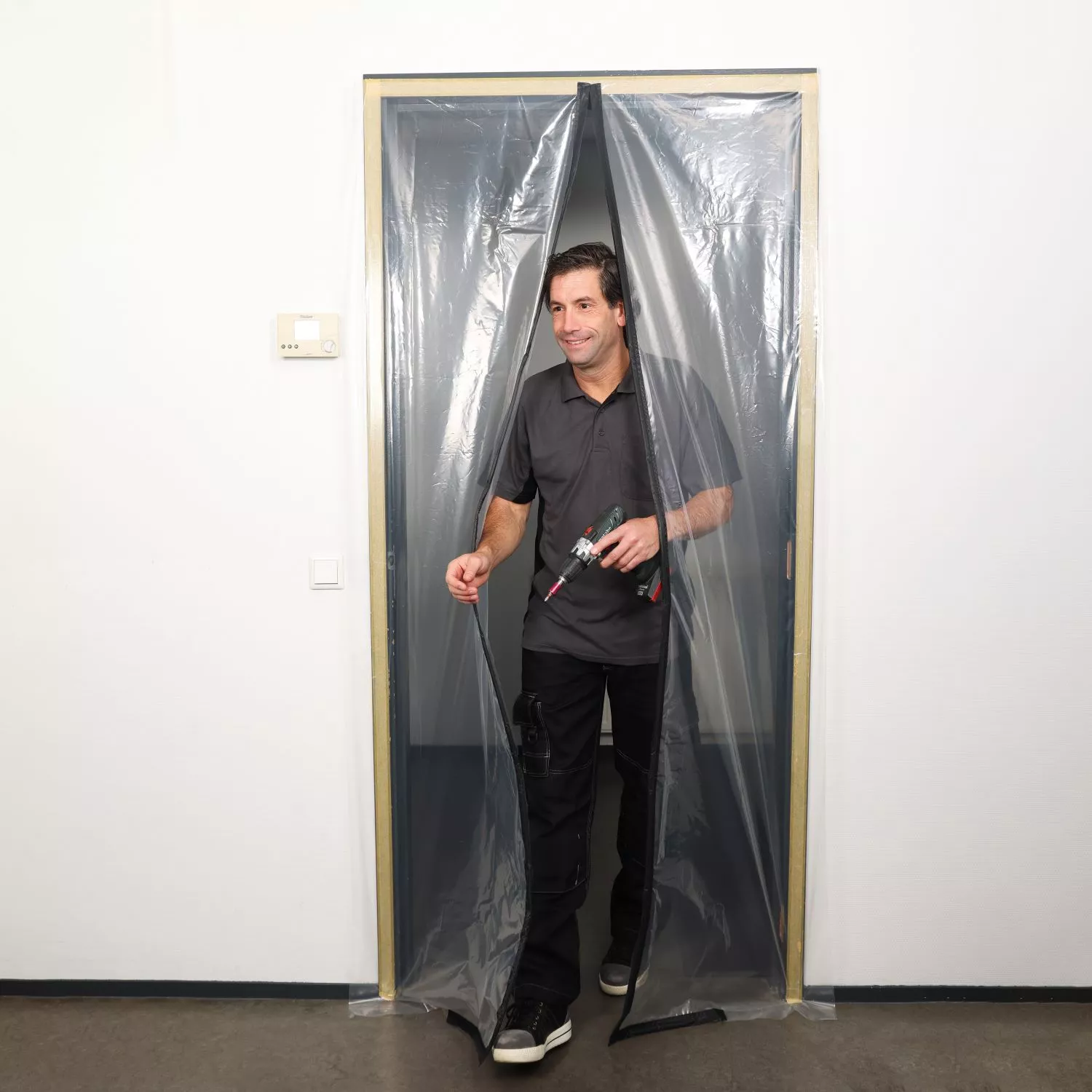 Primacover porte anti-poussière magnétique - 220 cm x 120 cm-image