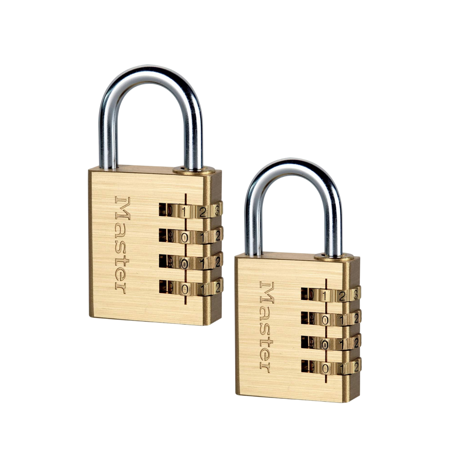 Master Lock 604EURD Hangslot - 40mm - cijfercode (2 stuks)-image