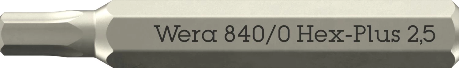 Wera 05058112001 840/0 Hex Plus Micro Bit - 2,5 x 30mm-image
