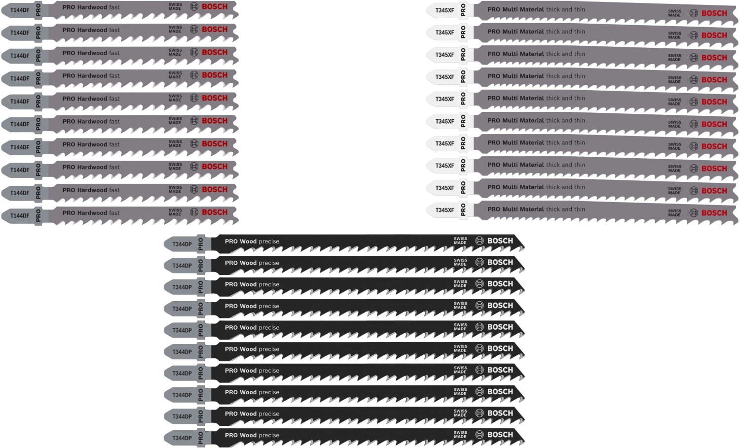 Bosch 2607011946 PRO 30-delige Hout en Metaal Rough Cut zaagbladenset in Toughbox-image