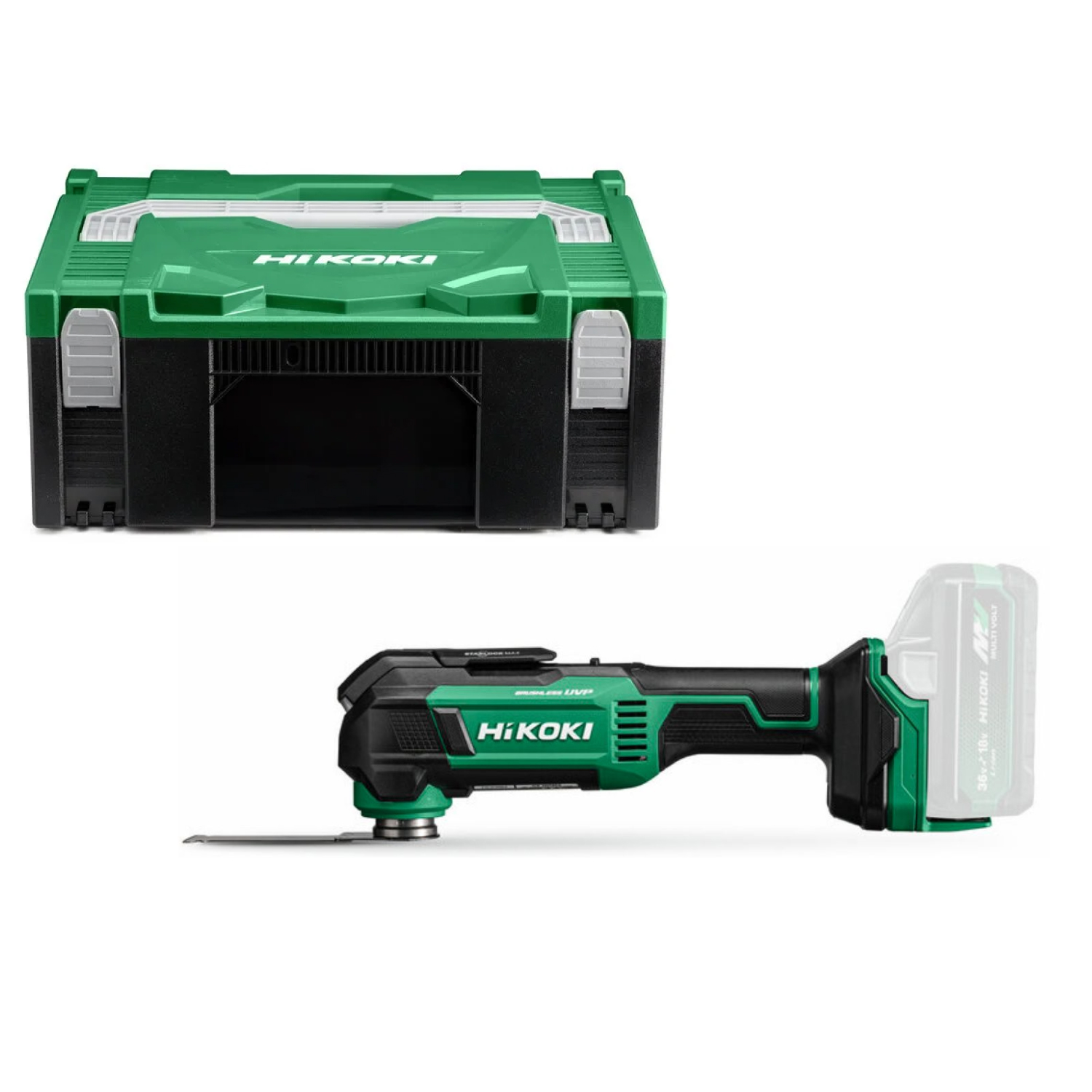 HiKOKI CV18DMAW2Z 18V Li-ion Accu Multitool body in HSC II-image