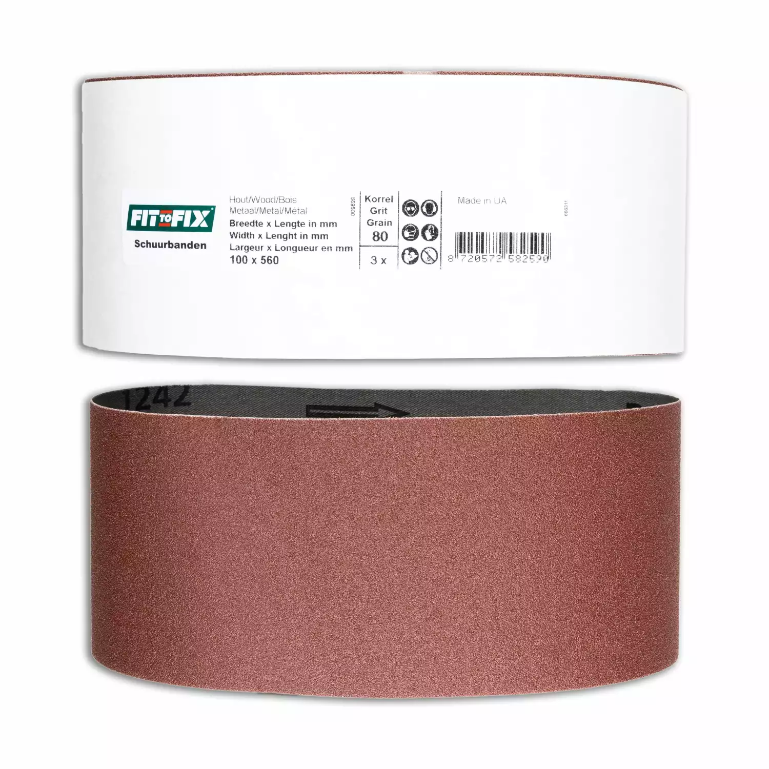 Fix-to-Fix Schuurband - 100x560mm - 3st-image