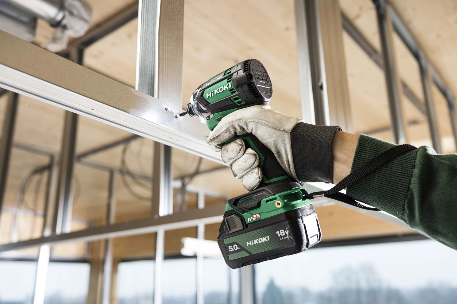 HiKOKI WH18DC W2Z Accu Slagschroevendraaier 1/4" 18V - BL - 210 Nm - IP56 - MV - EXCLUSIVE in HSC II-image