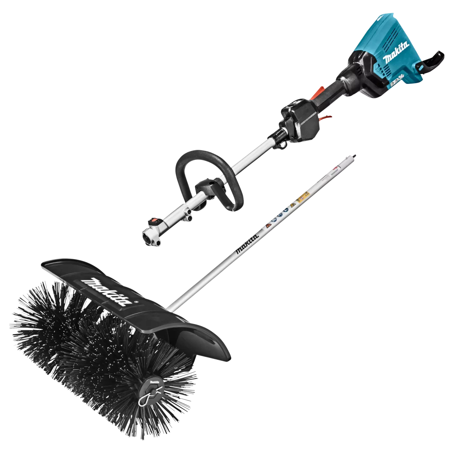 Makita DUX60ZX15 (2x18V) Li-ion Accu combimotor body met Rolbezem opzetstuk-image