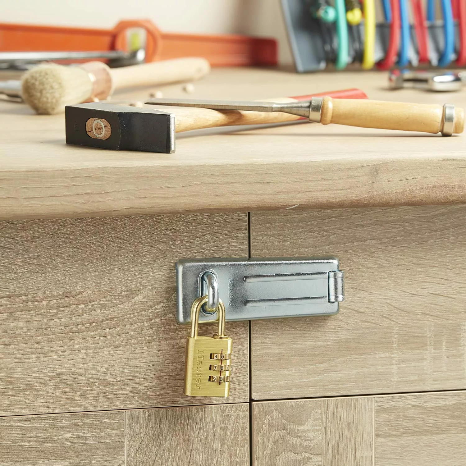 Master Lock 630EURD Hangslot 30mm breed - cijfercode-image