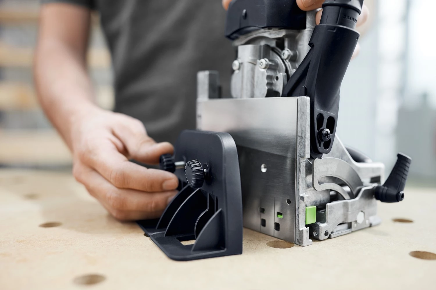 Festool DF 500 RQ-Set Domino freesmachine incl. accessoires in systainer - 420W - 28mm-image