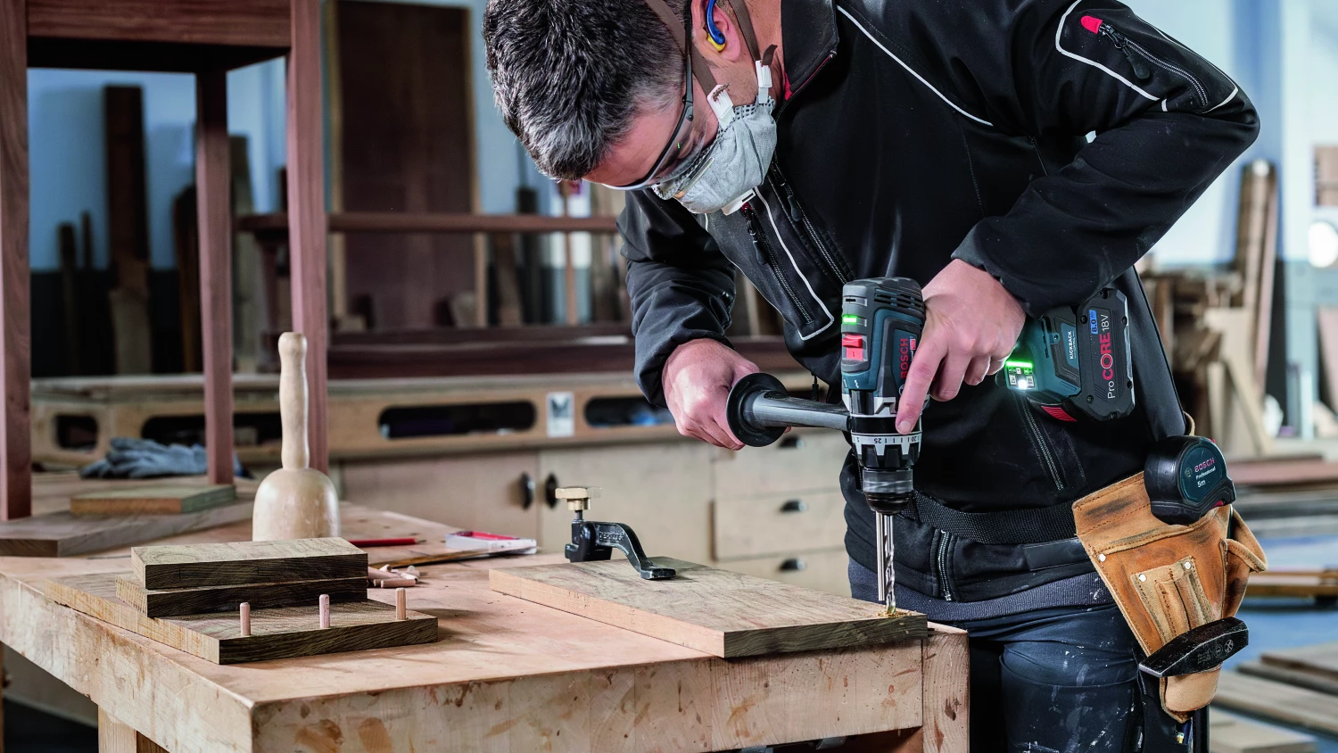 Bosch 2607019923 7-delige Robust Line Houtspiraalboor set in cassette - 2-8mm - zeskant opname-image