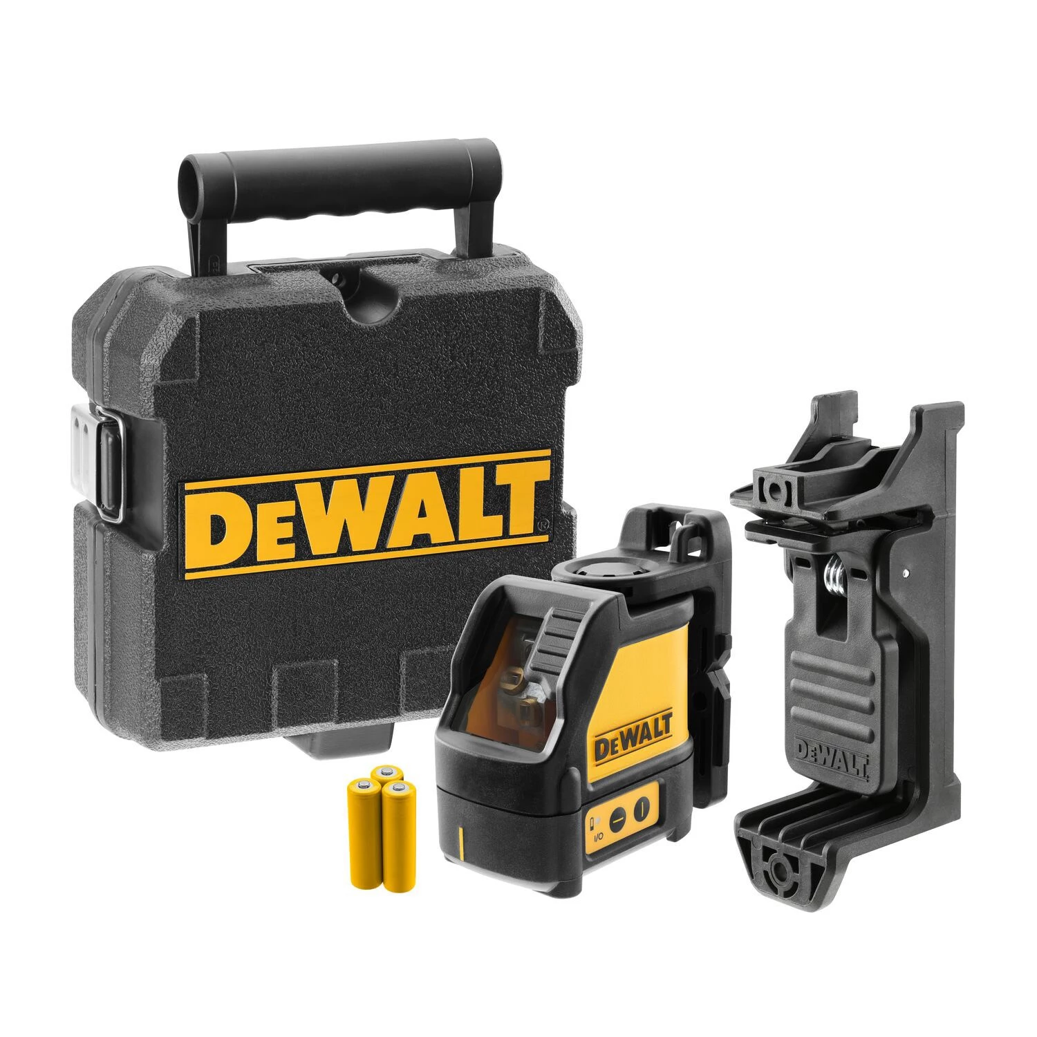 DeWALT DW088K Zelfnivellerende kruis-/lijnlaser in koffer - 2 lijnen - Rood - 15m-image