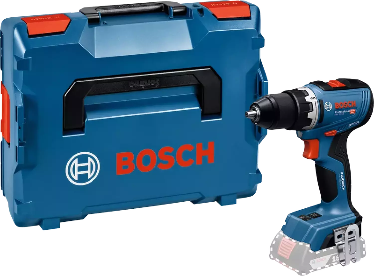 Bosch GSR 18V-65 18V Li-Ion accu boor-/schroefmachine body in L-Boxx - 63Nm-image