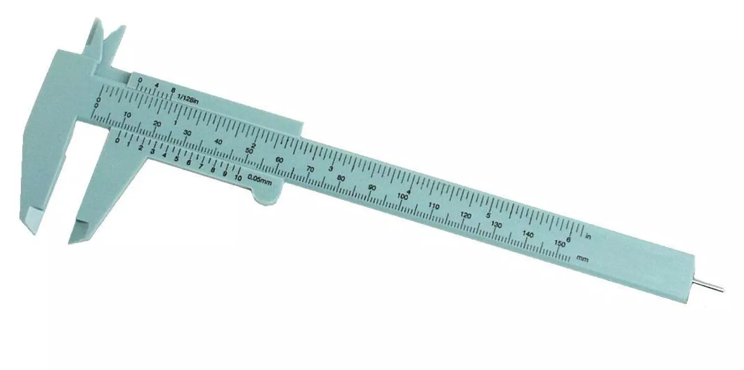 Brüder Mannesmann 822-150 Kunststof schuifmaat - 150mm-image