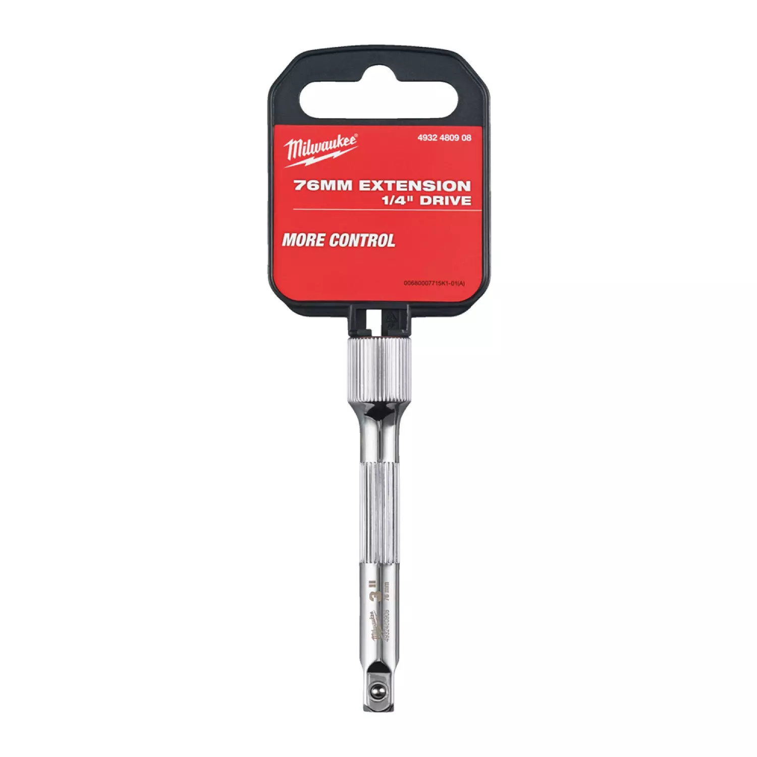 Milwaukee 4932480908 Douille à embout - Extension 1/4 » - 76mm-image