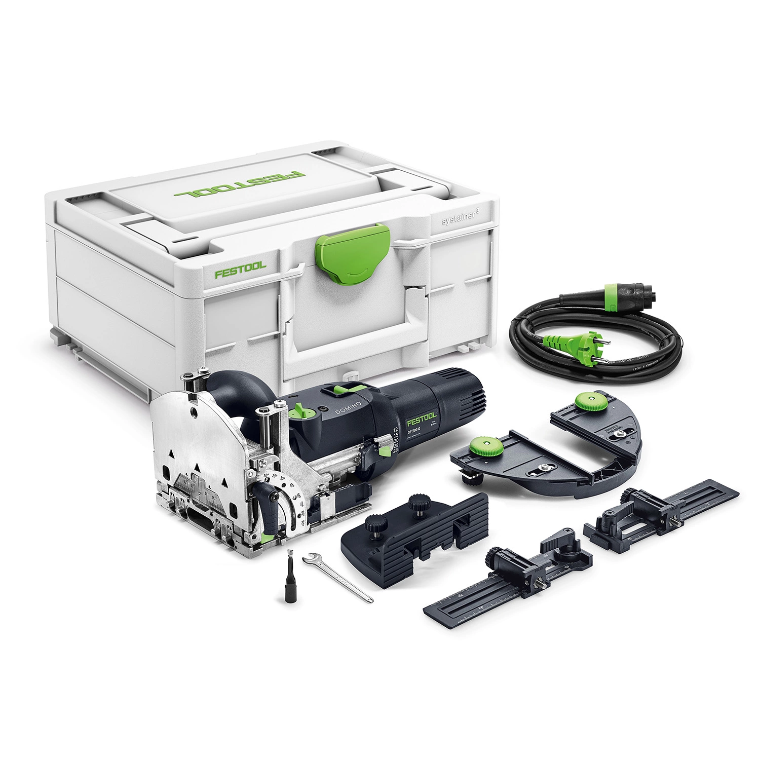 Festool DF 500 RQ-Set Domino freesmachine incl. accessoires in systainer - 420W - 28mm-image