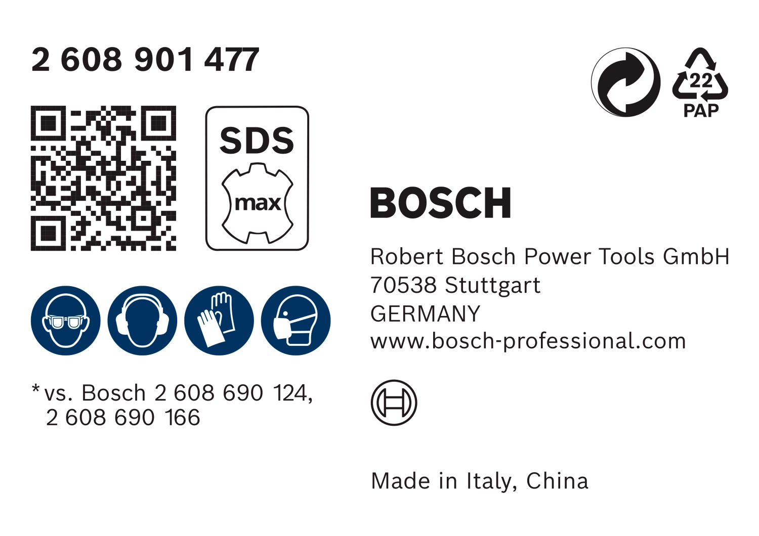 Bosch 2608901477 EXPERT SDS Clean SDS Max adapter voor platte beitel - 25x400mm-image