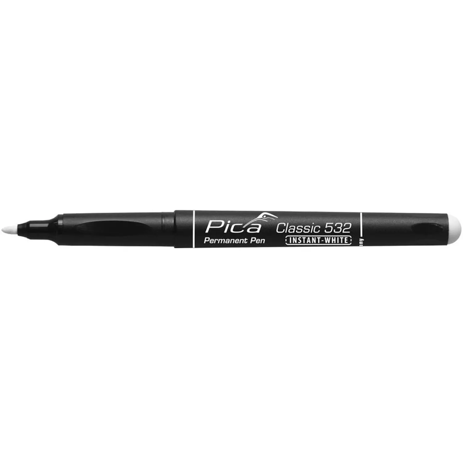 Pica PI53252 Classic Permanent Pen - Rond - Wit - 1-2mm-image