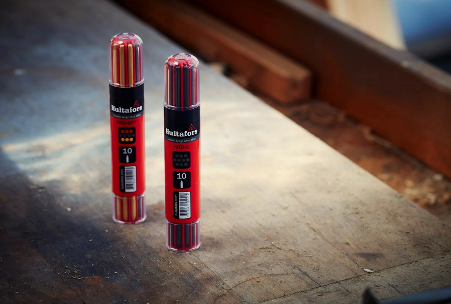Hultafors HRD-R Markeerpotlood navulling (10 st) - Rood-image