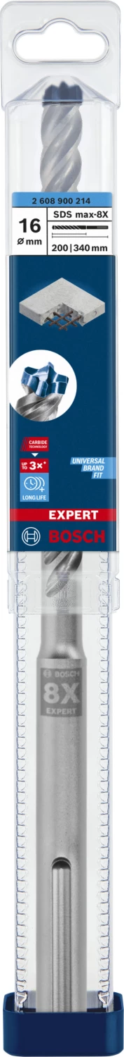 Bosch 2608900214 EXPERT Foret SDS Max-8X - 16x200x340mm-image