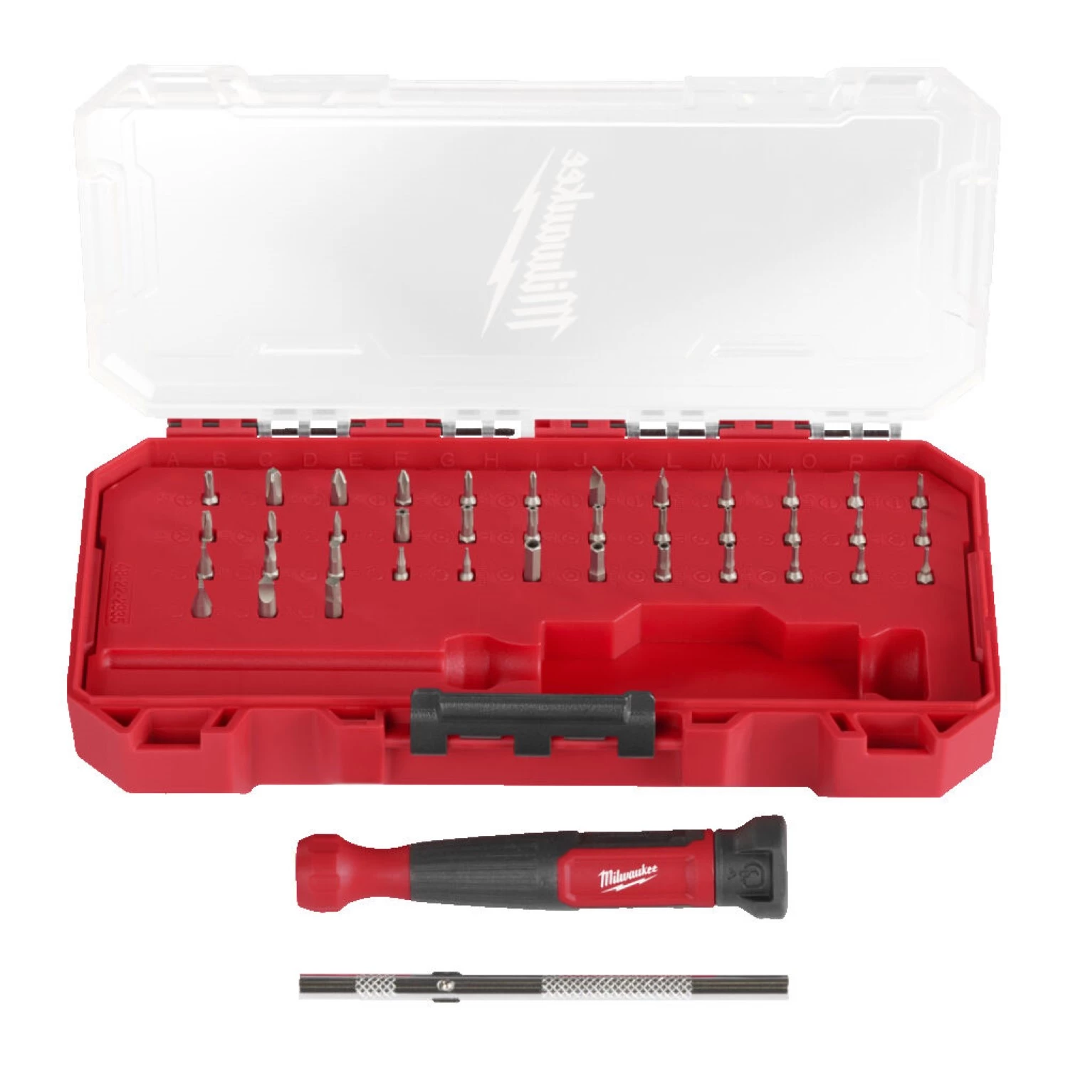 Milwaukee 4932498177 39-delige Precisie Schroevendraaierset in PACKOUT™ Ready Box - Multi-bit-image