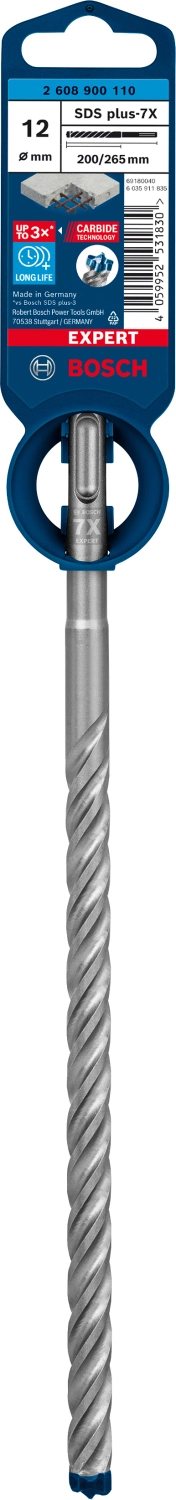 Bosch 2608900110 EXPERT Hamerboor SDS plus-7X - 12x200x265mm-image