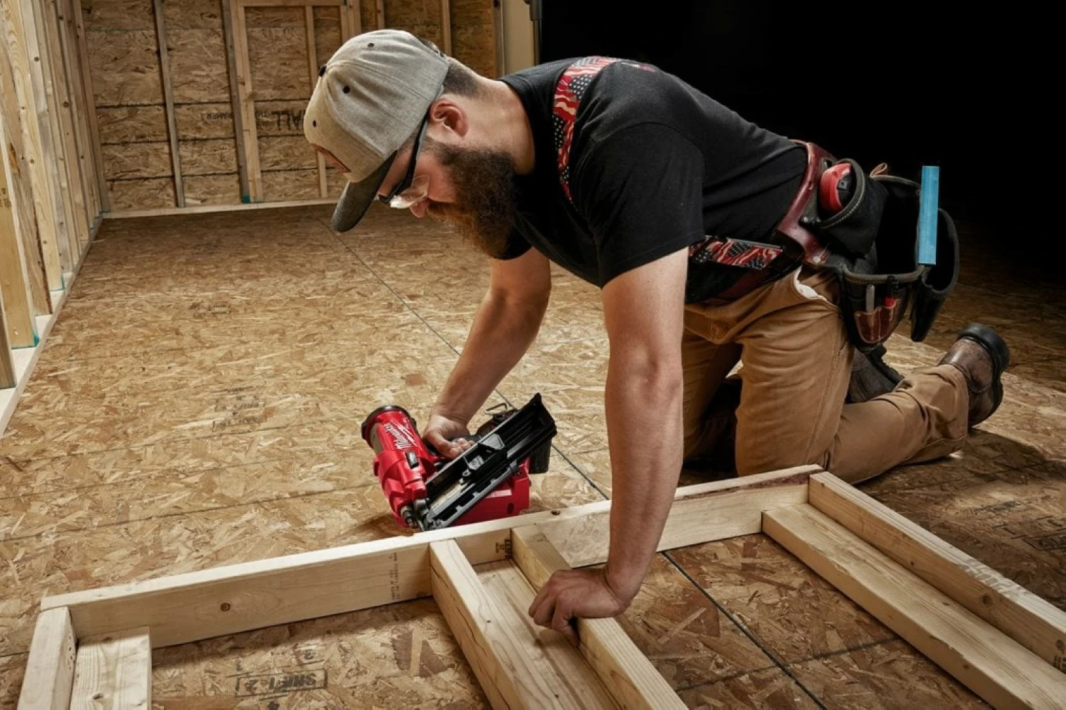 Milwaukee M18 FFN-0C 18V Li-Ion accu tacker in koffer - 2,9-3,32mm - 50-90mm-image