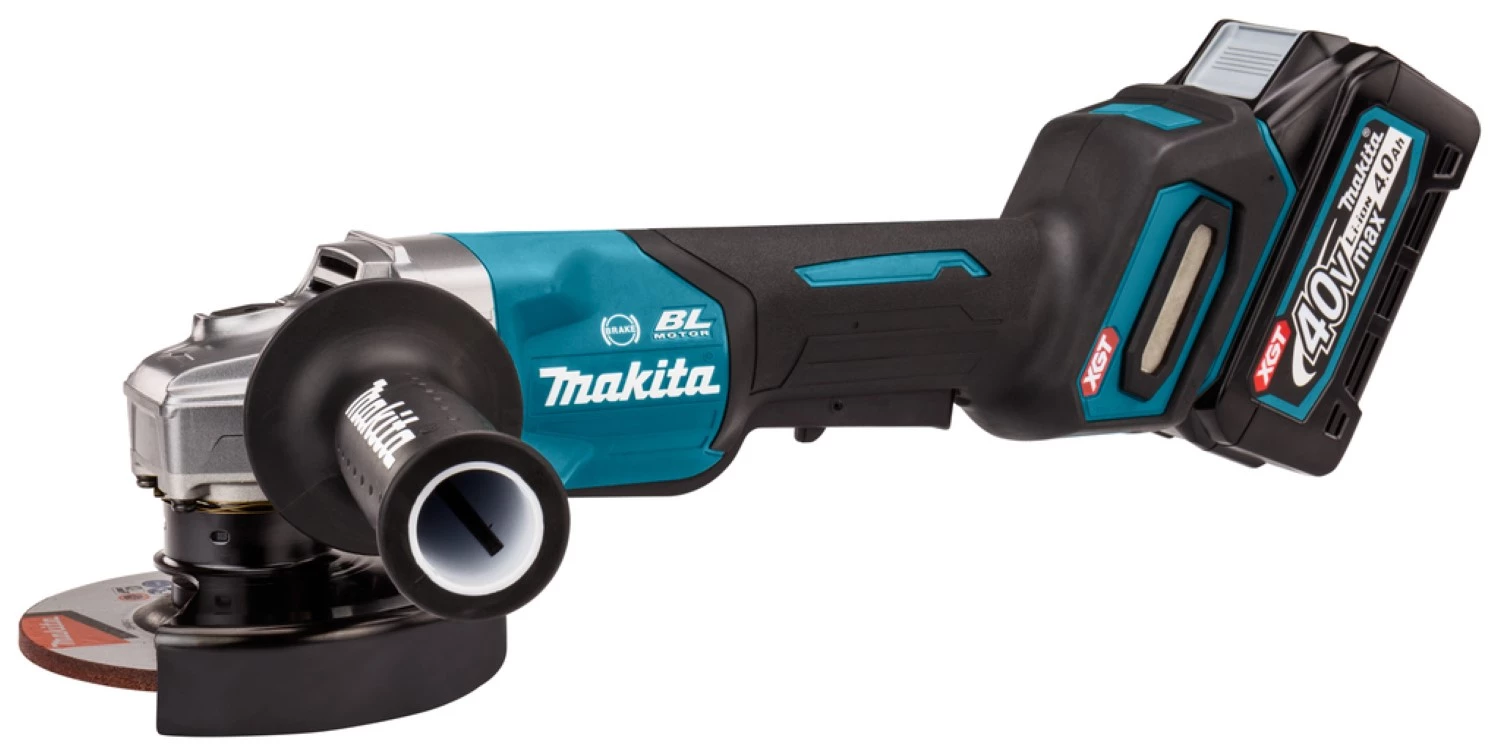 Makita GA013GM201 Meuleuse d'angle sans-fil - XGT 40V max Li-ion - 2 batteries 4,0 ah - Mbox - 125 mm-image