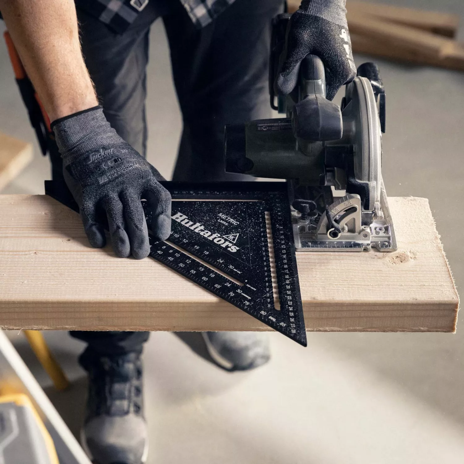 Hultafors LMRS Équerre métrique pour charpente - 30 cm-image