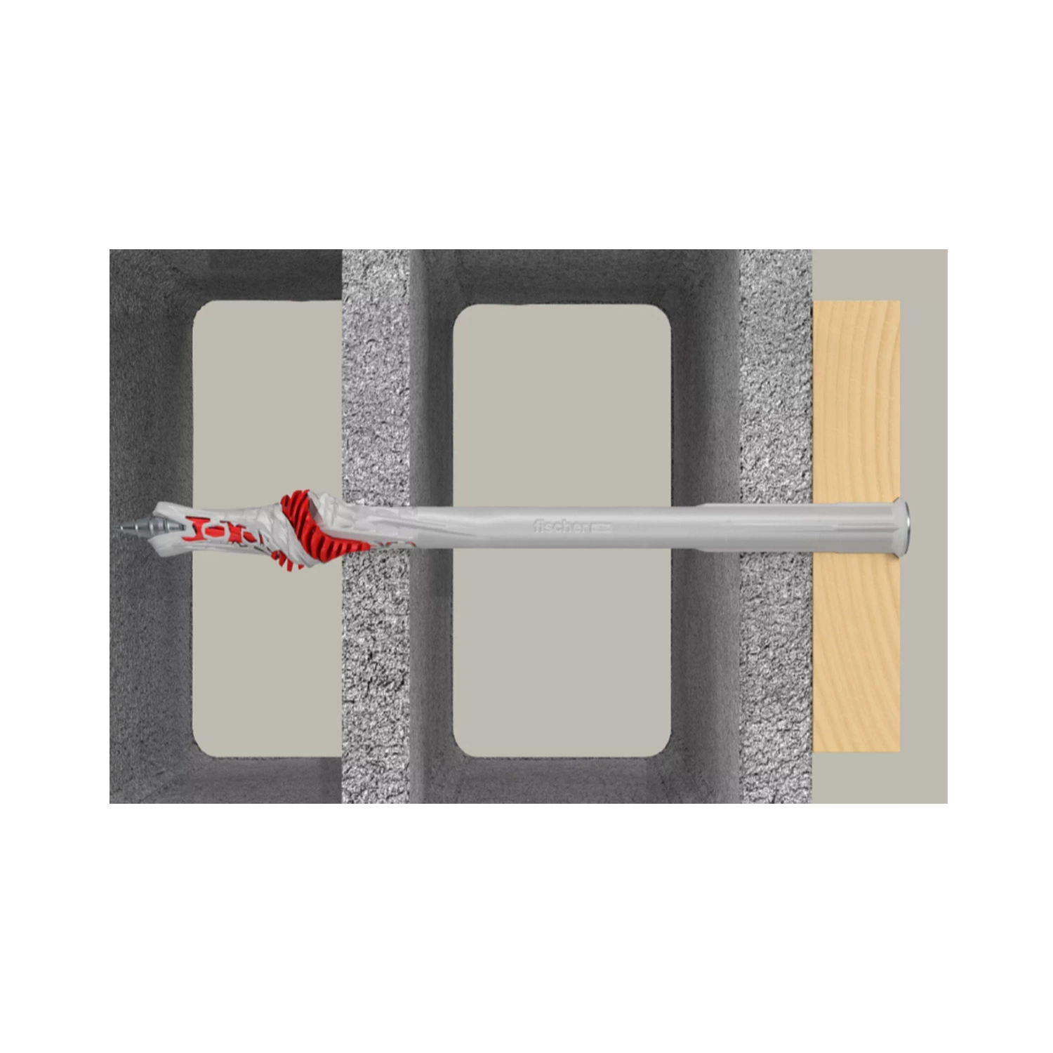 Fischer 562162 Constructieplug DuoXpand - 10 x 230 T - TX40 - verzonken schroef (50st)-image