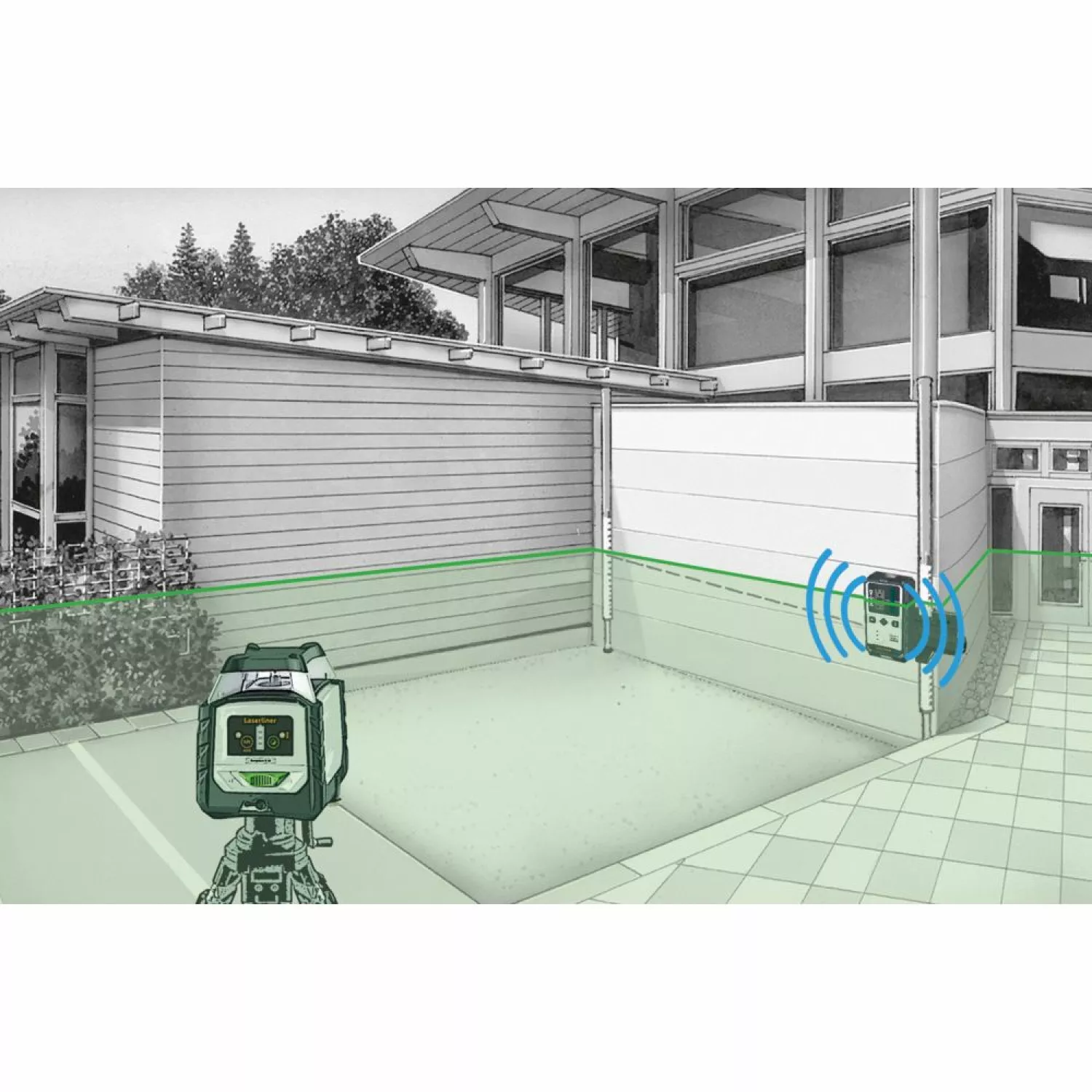 Laserliner RangeXtender G 60 Laserontvanger in koffer - 60m-image