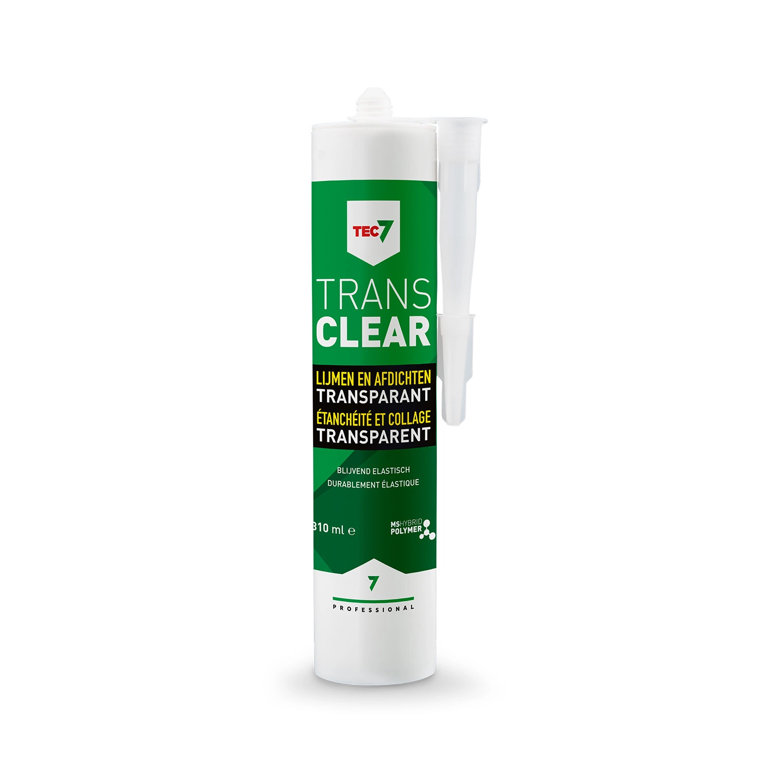 TEC7 Trans Clear - Mastic d'étanchéité et colle universel transparent-image